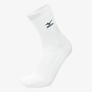 socks-mizuno-volleyball-white-white-blue